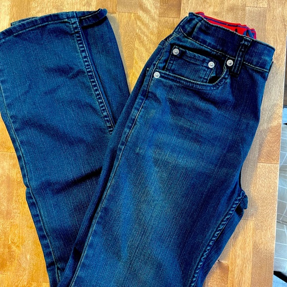 Boy’s 514 Adjustable Waist size 14 reg Levi Strauss Jeans - Picture 1 of 6